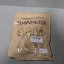 SHAPERX Women's Fajas Colombianas Shapewear Postpartum Tummy Control Body Shaper Girdles Compression Garment (Beige, XS)