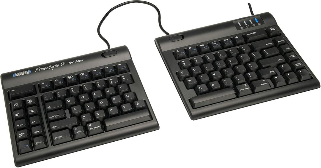 KINESIS Freestyle2 USB Keyboard for Mac (9" Standard Separation), Black