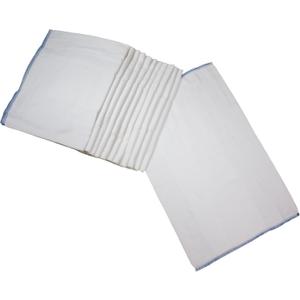 OsoCozy Prefold Cloth Diapers (1 Doz) - Soft, Absorbent, Durable - 100% Cotton