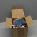 Breling 72 Pcs Felt Colorful Hanging Swirl Decorations Rainbow Ceiling Streamer Crafted Flowers Stars Hearts Spiral Garland for Baby Shower Birthday Wedding Party Classroom Supplies(Morandi Color)