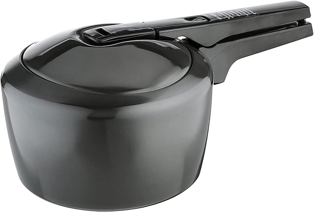 Hawkins Futura 3 Litre Pressure Cooker, Hard Anodised Inner Lid Pressure Cooker, Pan Cooker, Black (FP30) (3.2 Quarts)