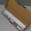 Motion Sensor Under Cabinet Lights, Plug in, Seamlessly Linkable, 6 Pcs 12 Inch Under Counter Lighting Bars for Kitchen, Closet, Gun Safe, Shelf, Display Case, LED 5000k Daylight