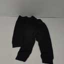 3 Pack Boys Lightweight Jogger Pants, Youth Athletic Sweatpants, Kids Toddlers Clothes Apparel (Small, Black)