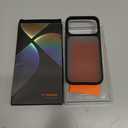 TORRAS for iPhone 17 Pro Case, Beyond Military-Grade Protection, Camera Control Button, DIY Buttons, Translucent Matte Slim Thin Shockproof Hard Back Anti-Scratch Phone case for iPhone 17 Pro, Black