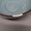 vancasso Bonita 27 Oz Cereal Bowls Set of 6, Blue Ceramic Bowls for Kitchen, 4 Inch Soup Bowls, Dishwasher & Microwave Safe