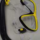 Cressi Snorkeling Combo For Adults, Black/Yellow