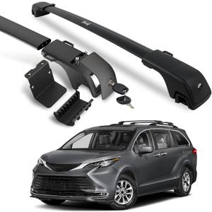 Fits Toyota Sienna 2021-2026, Upgrade 260 LBS Lockable Roof Racks Cross Bars, Heavy Duty All Aluminum Rooftop Accessories
