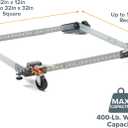 Bora Adjustable Universal Mobile Base Bora Portamate PM-1000. Move Your Heavy Tools and Equipment around Your Shop with Ease and Stability