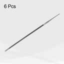 HARFINGTON 6pcs Chainsaw File, 11/64"(4.5mm) Round Sharpening Hand Files Tool with Spiral Cut for Chain Chainsaw Sharpening, Grinding