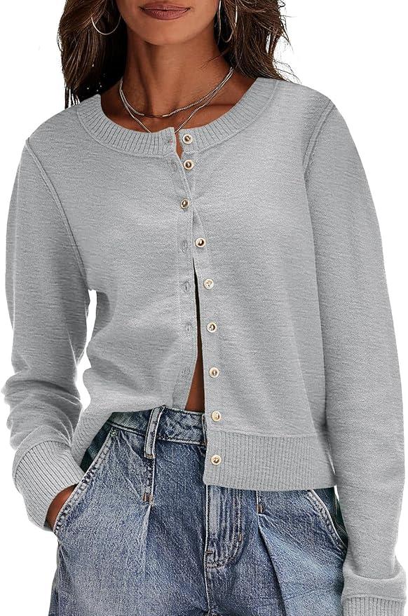 Saodimallsu Womens Button Up Cardigans Size M