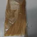 S-noilite Clip in Short Hair Extensions 2PCS 2 Clips Clip in Hairpieces For Women with Thinning Hair Add Hair Volume 6 Inch Dark Blonde