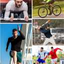 Runhit Long Sleeve Compression Shirts for Men, UPF 50+ Men's Compression Shirts, Running Athletic Workout Base Layer (XL)