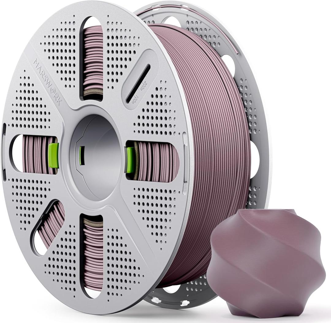 Matte PLA Refill Filament 1kg (2.2lbs) for Reusable Spools, 1.75mm Spool-Less 3D Printing Filament, Compatible with Bambu Lab 3D Printers - Apple Green