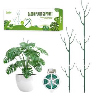 5 Pack Stackable Plant Support Stakes, Climbing Plant Support Structures for Monstera, Pothos, Philodendron Garden Plant Stakes for Indoor Outdoor Plants