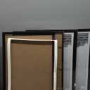 upsimples 12x18 Picture Frame Set of 5, Display Pictures 11x17 with Mat or 12 x 18 Without, Wall Gallery Poster Frames, Black