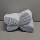 Memory Foam Bed Pillow for Sleeping, Ergonomic Cervical Contour Neck Support Orthopedic Pillow for Side Back Stomach Sleeper, Neck and Shoulder Pain (Blue)