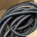 Giraffe Tools Hybrid Garden Hose 75ft x 5/8", Male and Female Fittings with Shut off Valve, Flexible, Heavy Duty, Leakproof, Lightweight Water Hose