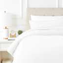 TEXAS LINEN CO. 100% Egyptian Cotton Duvet Cover Queen Size, 600 Thread Count 3 PC Duvet Cover, Extra Long Staple Egyptian Cotton Quilt Cover, Soft, Breathable with Hidden Zipper Closure - White