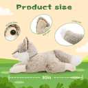 BENINY Giant Wolf Stuffed Animal 30", Super Soft Pillow Plush Toy, Big Fluffy Plushie Gift for Birthdays & Christmas