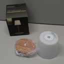 EZVALO Cordless Table Lamp IP65 Waterproof, Rechargeable Shower Lamp with 4500mAh Battery Operated, 3 Color Temps Dimmable LED Night Light for Living Room, Bathroom, Kitchen, Patio & Camping