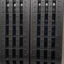 MaxxHaul 50515 6.25" Lift Car Ramps, 2-Pack  13,000lb GVW, Deep Grooved Surface for Stable Tire Placement, Heavy-Duty, Black