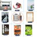 DC 12V 24V 36V 8CH Wireless Remote Control Switch,Quick Connector Wire Terminal,433Mhz 10A 8 Channels Relay Remote Switch Industrial Control for Garage Door Motor Opener (DC 12V~36V/ 1 x Controller)
