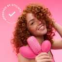 Wet Brush Hello Disney Minnie Mouse - Detangling Travel Hair Brush - Ultra-Soft IntelliFlex Bristles Glide Through Tangles with Ease - Mini Hair Brush - Pain-Free - All Hair Types, Limited Edition