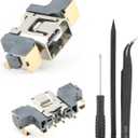 for Nintendo 3DS/3DS XL/3DS LL Charging Port Replacement for Nintendo 3DS Dock Connector USB Type C Charge Power Socket Jack Port Console Accessories (with Repair Tools)