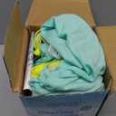 Topcee Cooling Blanket (90"x90"Queen Size) for Night Sweats Absorbs Heat to Keep Adults Cool on Warm Nights, Q-Max 0.5 Cooling Blankets for Hot Sleepers, Ultra-Cool Lightweight Blanket for Bed (10-sky Blue)