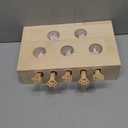 Wooden Interactive Cat Toy Pop Up Cat Toy 3-in-1 Cat Scratcher Game for Indoor Outdoor