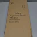 Kyraton Plastic Mug Set 12 Pieces, Black Unbreakable And Reusable Light Weight Travel Coffee Mugs Espresso Cups Easy to Carry And Clean, Dishwasher Safe