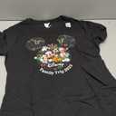 Disney Mickey & Friends Holiday Fireworks Family Trip 2025 T-Shirt Size Medium