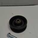 VIR-0415-08 4" Diameter X 1-1/2" Width Cast Iron V-Groove Wheel with Straight Roller Bearing, 700 lbs Capacity , Black