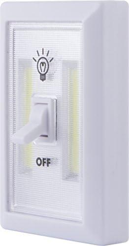 Lights by Night Wireless LED Light Switch, Battery Operated, 100 Lumens, Tap Light, Portable Light Switch, Wireless, Stick-On LED Lights, Under Cabinet, Closet, Basement and More, 39641 White And Kitchen Filter