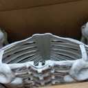 JOYIN 5.6 FT Halloween Posable Life Size Skeleton Full Body Realistic Bones with Movable Joints for Halloween Indoor and Outdoor Decoration Props Spooky Scene Party Decorations (White)