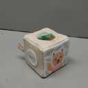 Fun Baby Tissue Box with Stimulating Mirror For Endless Entertainment - Soft Montessori Toy w/ Crinkle Paper & Fabric Tissues - The Perfect Sensory Toy For Newborn/Infant Development From 6-12+ Months