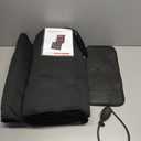 Massage Mat, Detachable Neck Massager, Full Body Vibration Heating, Massage Pad with 10 Vibrating Motors and 9 Speed Settings for Home Office Use, Gift for Men Women Parents Christmas,Black