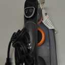 IRONDAY Steam Iron for Clothes with LCD Screen, 1700W Iron NonStick Ceramic Soleplate, Auto Shutoff, SelfCleaning, AntiDrip, Steam Burst, Spray Mist 10.14oz Water Tank Ironing Clothes for Home, Black