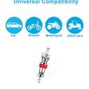 Riseuvo 100Pcs Schrader Tire Valve Core - American/US Valve Stems Core for Most Automotive, RV, ATV & Air Conditioning, Tire Remover Replacement