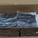 Hoctieon 3-Set 6 Tier Wall Mount Rack, Wall Mounted Bottle Racks for Display and Storage, Hanging Bottle Holder, for Living Room, Dining Room, Bar, Cellar, Rustic Brown