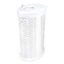 Ubbi Stainless Steel Diaper Pail, Odor Locking, No Special Bag Required, Award-Winning, Registry Must-Have, Herringbone
