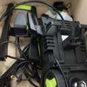 Power washers for Home, Home Cleaning, 4 Quick-Connect Nozzles & Adjustable Soap Tank Washers for Cars, Driveways, Patios, Fences (green)