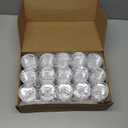 30 Sets Mini Crown Candy Boxes with Thank You Tags and Twine Plastic Candy Storage Boxes for Wedding Baby Shower Princess Birthday Party Supplies(Gold and Clear,Swan Style)