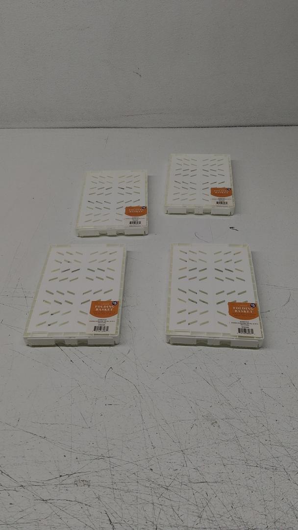 Folding Basket 10"x6.25"x2.75" 4 Pack