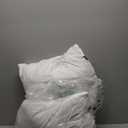 MIULEE 22x22 Pillow Inserts,Set of 2 Down Feather Throw Pillows for Couch Sofa Bed, Decorative Fluffy Throw Pillow Inserts Cotton Fabric,White