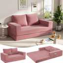 COMAX Futon Sofa Bed, Convertible Sofa Bed, Folding Boneless Couches, 59 Inch