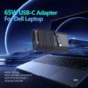 65W USB-C Laptop Charger for Dell Laptop Latitude 5530 5420 5430 5520 5540 7430 7440 7340 7530 7330 7320 Chromebook 3100 9250 9360 9365 9370 9380 9350 9550 Adapter Power Cord