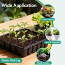 ZeeDix 50 Pcs 30mm Organic Coco Coir Pellets for Seed Starter, Compressed Coconut Coir Potting Soil for Planting, Garden Soil for Indoor Outdoor Plants Bonsai Herbs Flowers Vegetables