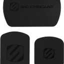 Scosche MAGRKI MagicMount Replacement Metal Plate Kit, Universal Metal Plates (Not Magnets) Required for Magnetic Phone Holders for Car, Compatible with Most Phones and Cases, Black