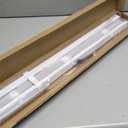 LazBlinds No Tools No Drill Cordless 1" Vinyl Mini Blinds, 100% Privacy S-Curve Blinds for Indoor Windows, Room Darkening Horizontal Window Blinds and Shades for Home, 30" W x 48" H, White